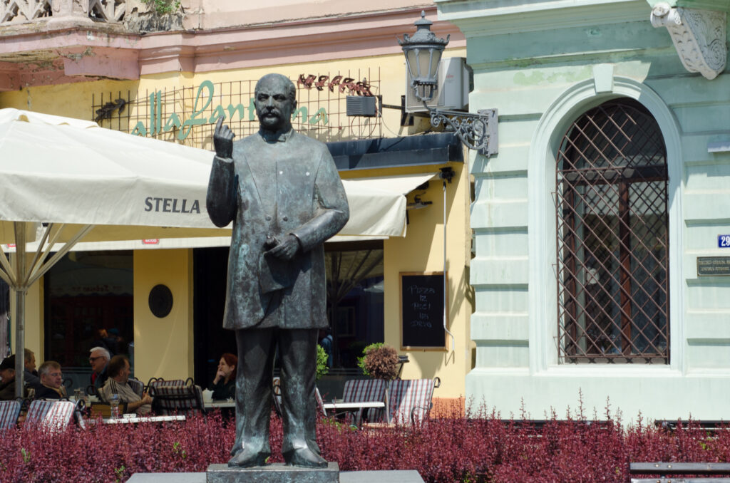 The monument to Jasa Tomic