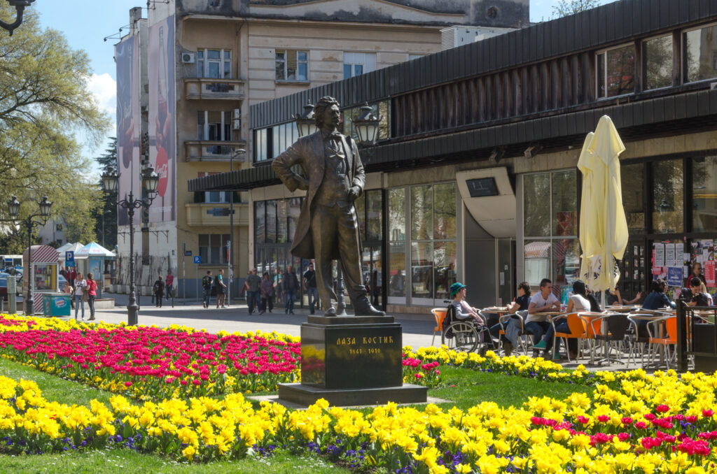 The monument to Laza Kostic