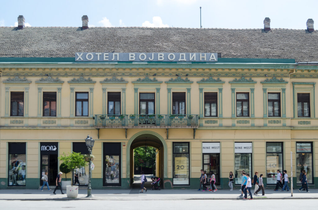 The building of the hotel „Vojvodina“