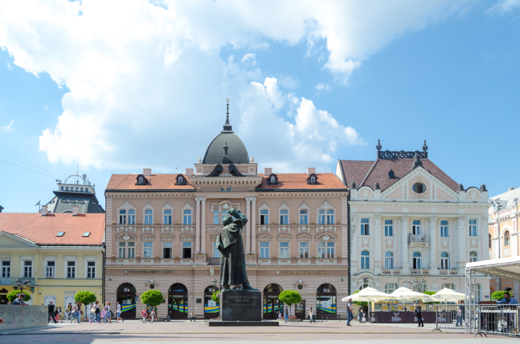 The building of the Vojvođanska bank
